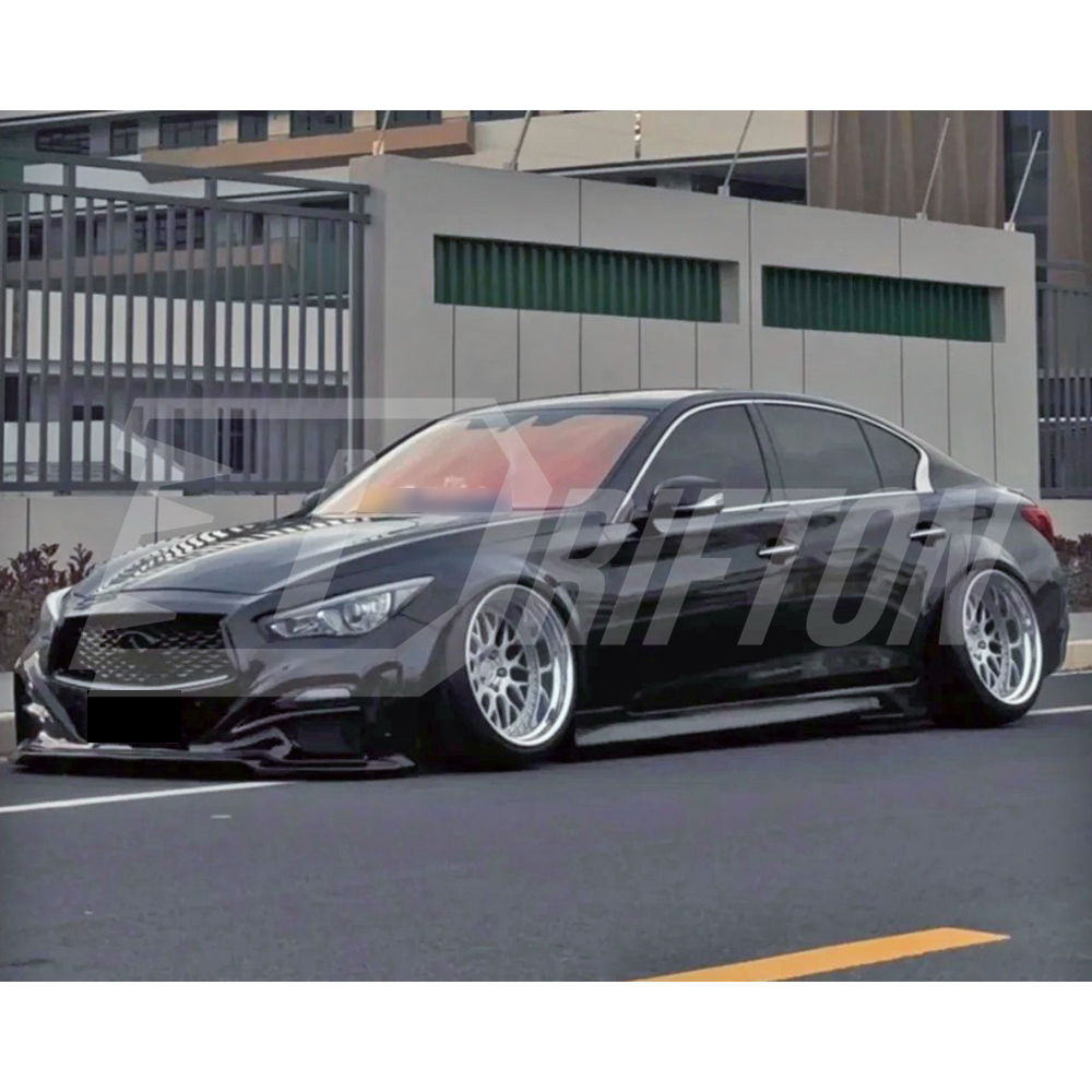 Impul 537S Style Carbon Fiber Front Bumper For Infiniti Q50 2013-2024