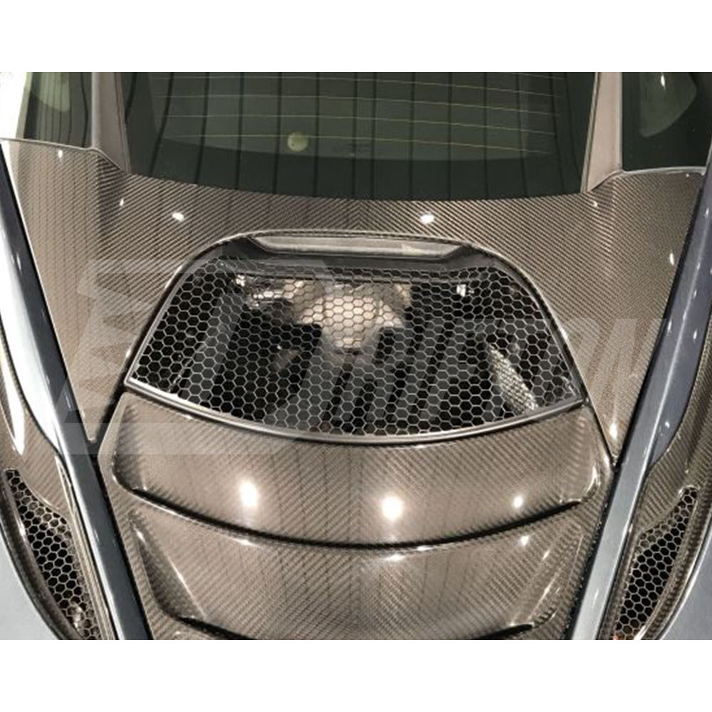 OEM Style Dry Carbon Fiber Engine Cover Upper For Mclaren 720S 2017-2023