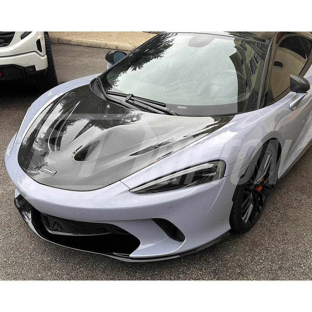 P1 Style Dry Carbon Fiber Front Hood For Mclaren GT
