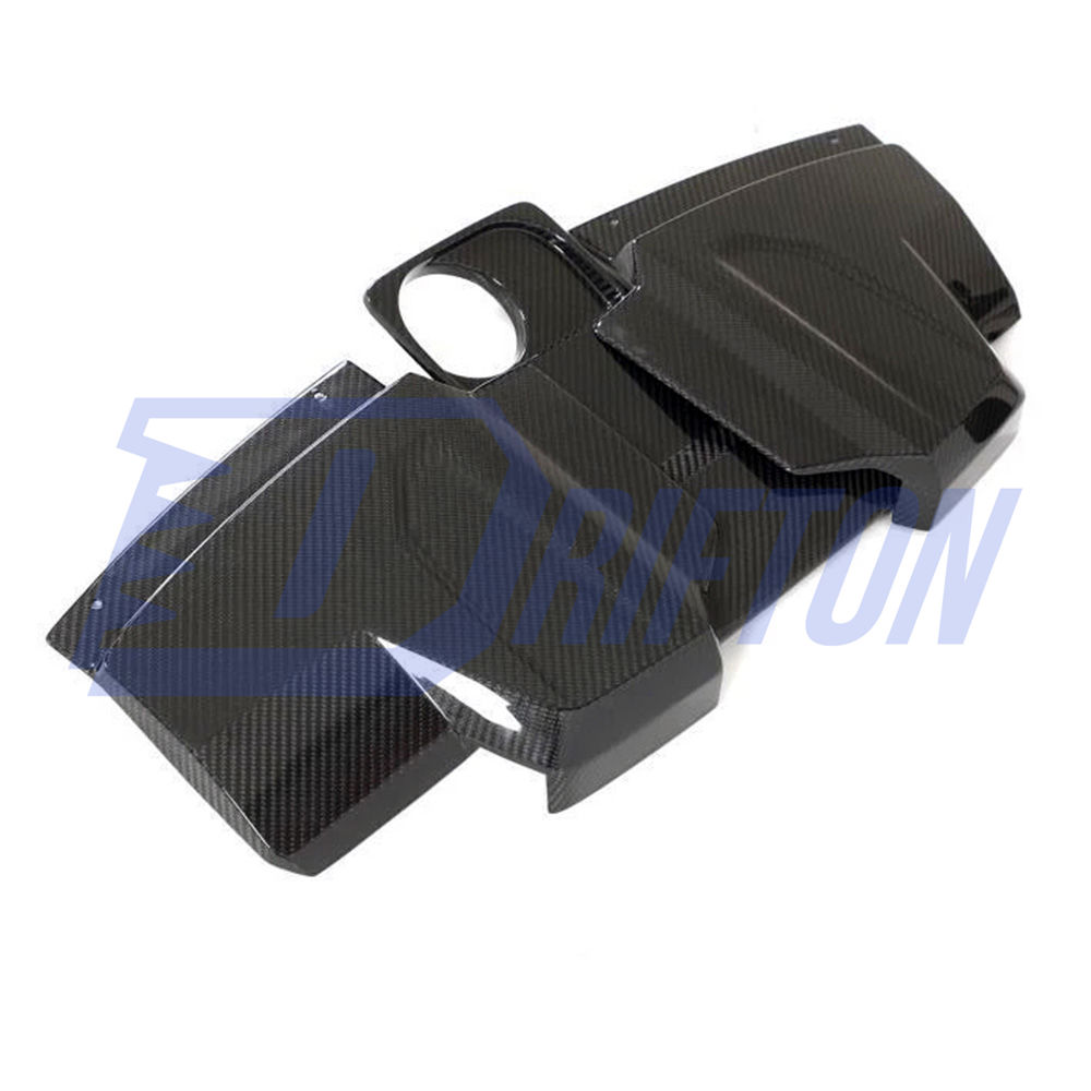 Dry Carbon Fiber Engine Cover For Audi R8 2019-2024