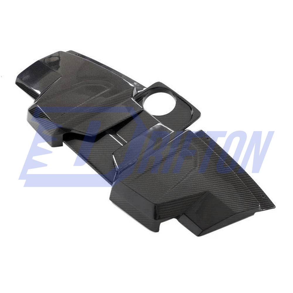 Dry Carbon Fiber Engine Cover For Audi R8 2019-2024