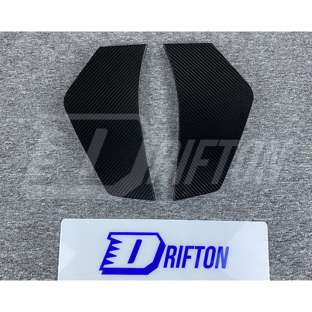 GT RWD Style Dry Carbon Fiber Rear Bumper Canards Splitter For Audi R8 2020-2024