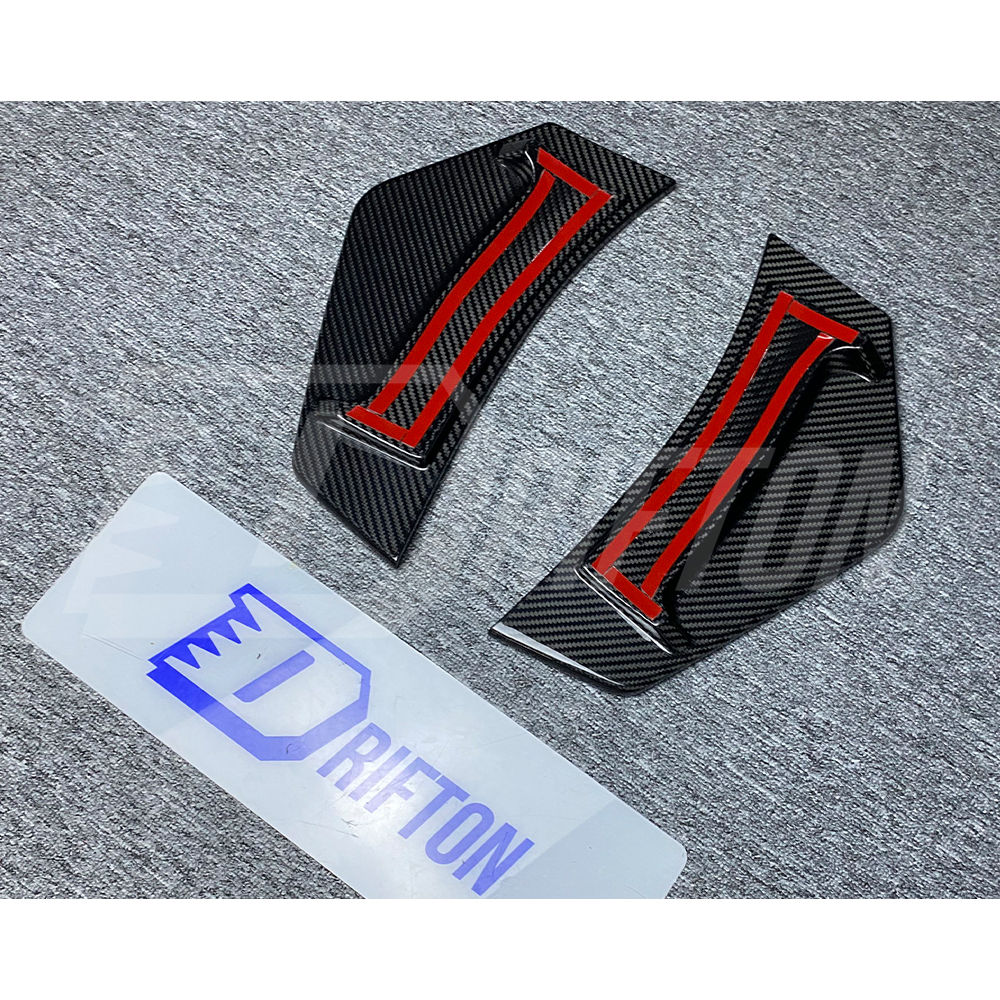GT RWD Style Dry Carbon Fiber Rear Bumper Canards Splitter For Audi R8 2020-2024