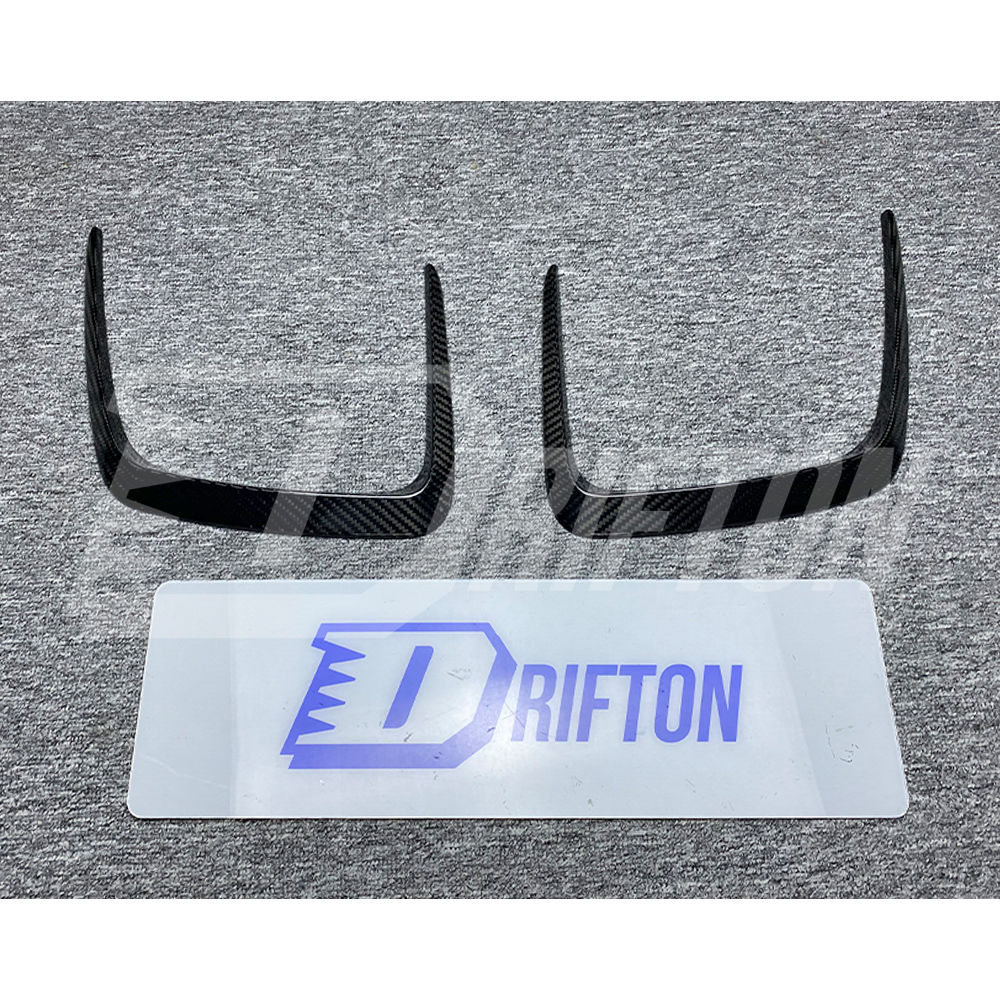 Dry Carbon Fiber Hood Blade Trims For BMW G80 G81 M3 G82 G83 M4 2020-2024