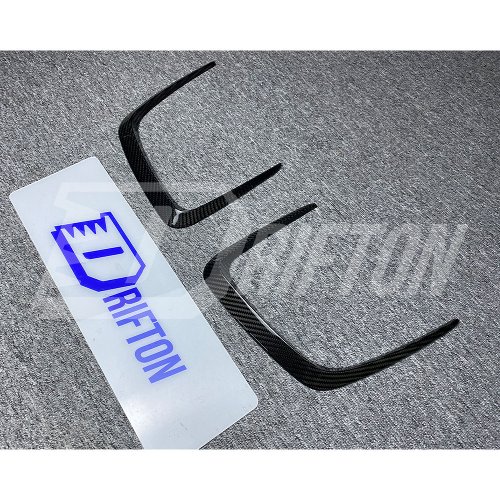 Dry Carbon Fiber Hood Blade Trims For BMW G80 G81 M3 G82 G83 M4 2020-2024