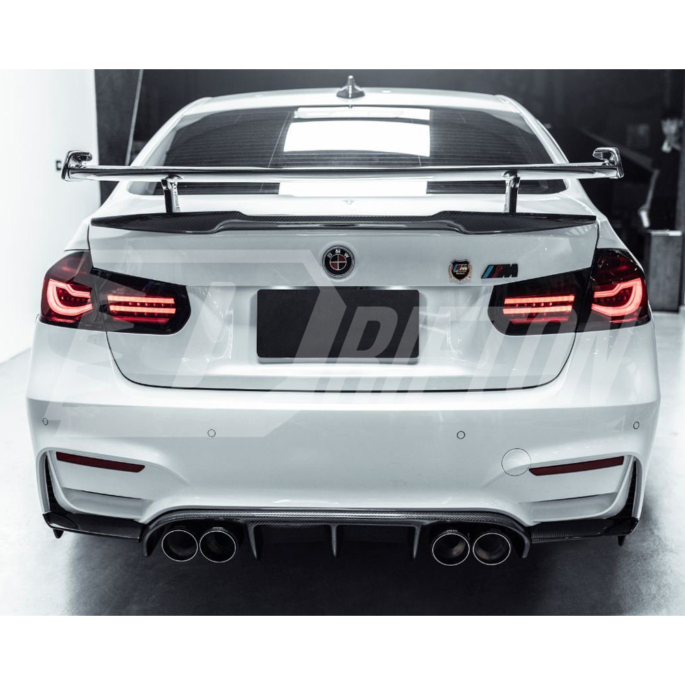 MP Style Dry Carbon Fiber Rear Spoiler For BMW M3 M4 F80 F82 F83 2014-2020