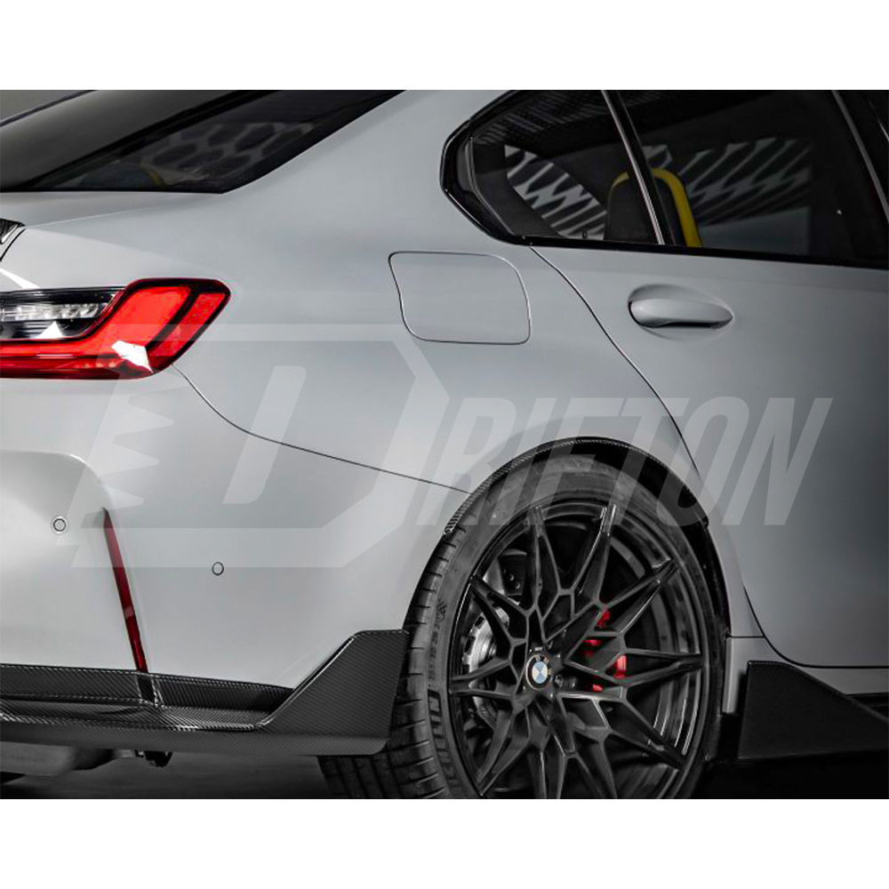 OEM Style Dry Carbon Fiber Wheel Arch Trim For BMW G80 G81 M3 2020-2024