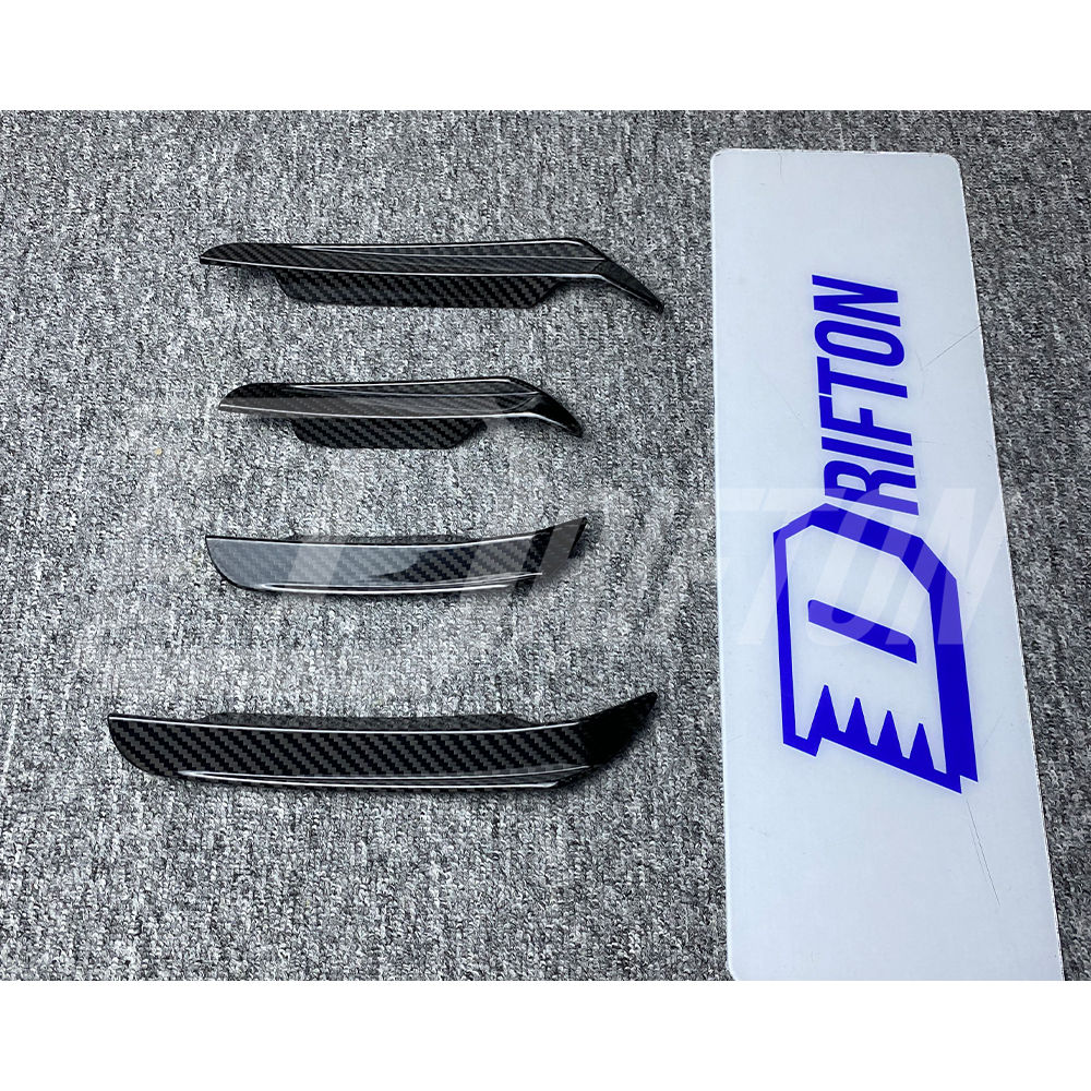 TAKD Style Dry Carbon Fiber Front Canards For BMW 3 Series G20 LCI 2023-On