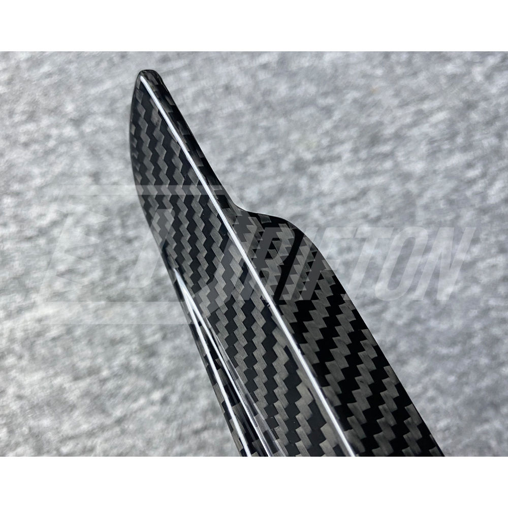 TAKD Style Dry Carbon Fiber Front Canards For BMW 3 Series G20 LCI 2023-On