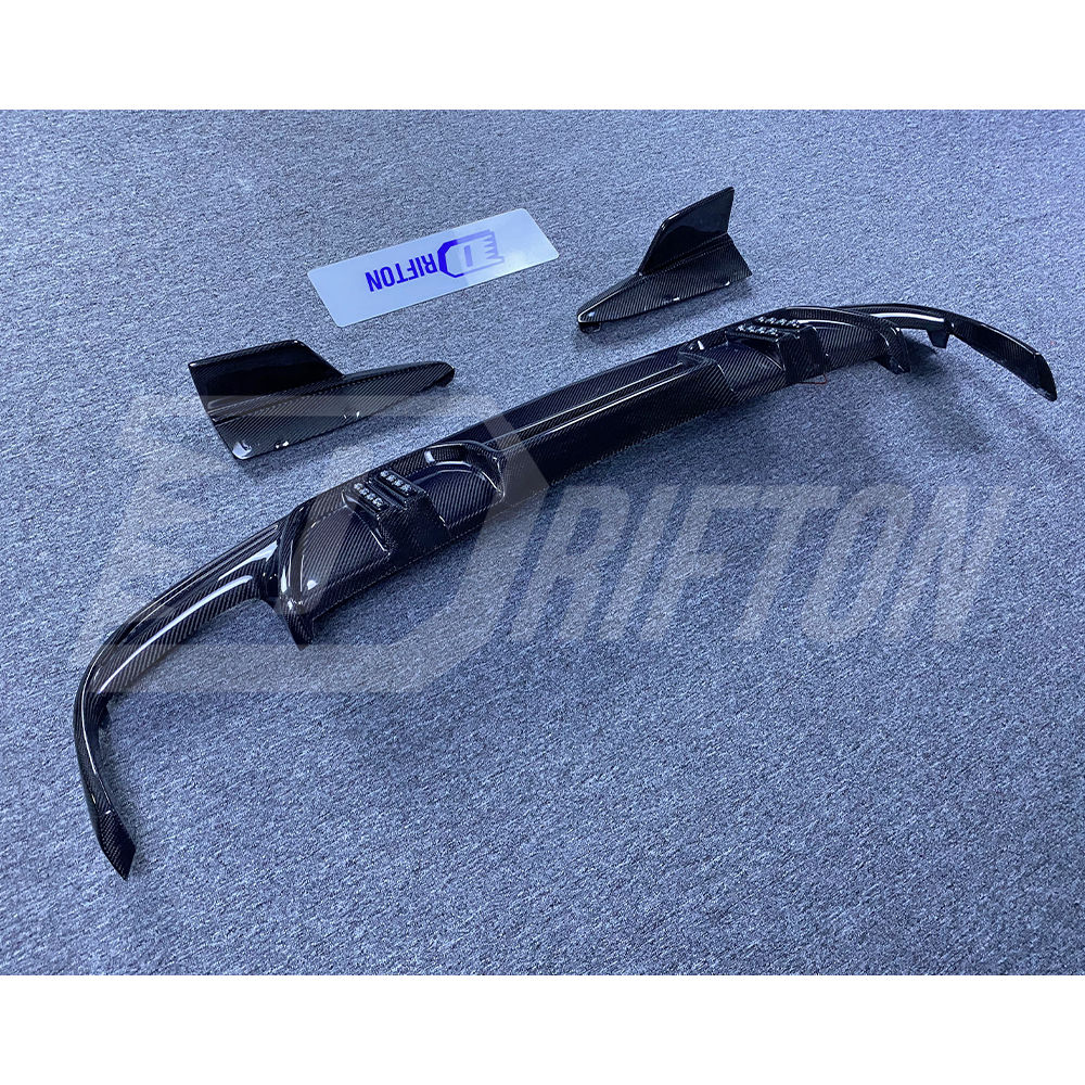LD Style Carbon Fiber Rear Diffuser For BMW F95 X5M 2019-2023
