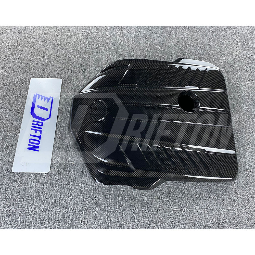 B58 L6 Dry Carbon Fiber Engine Bay Cover For Toyota Supra MK5 A90 A91 GR B58 V6 2019-2024
