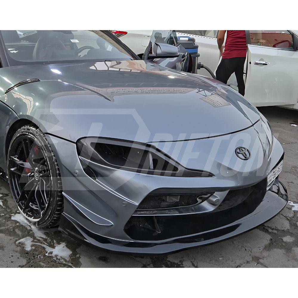 Carbon Fiber Vented HeadLight Air Duct For Toyota Supra MK5 A90 A91 GR 2019-2024