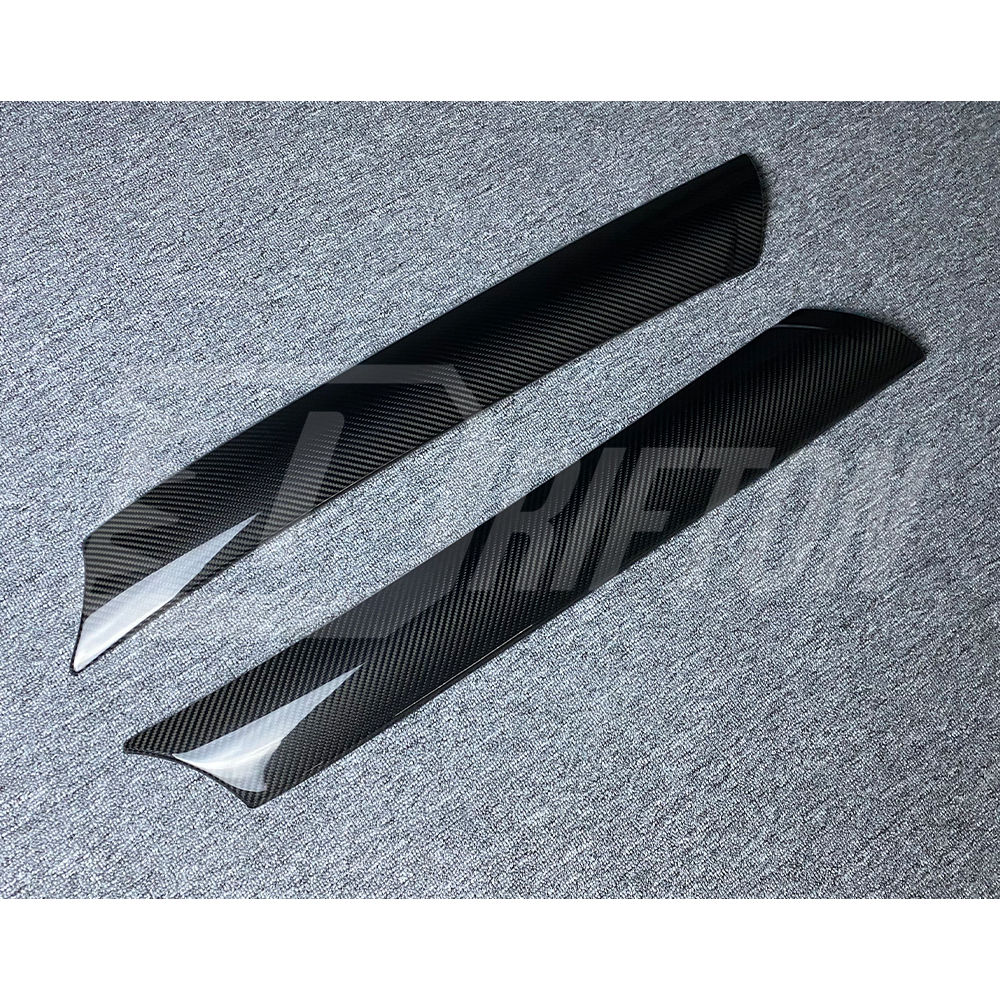 Dry Carbon Fiber A Pillar Cover Trims For Toyota Supra MK5 A90 A91 GR 2019-2024