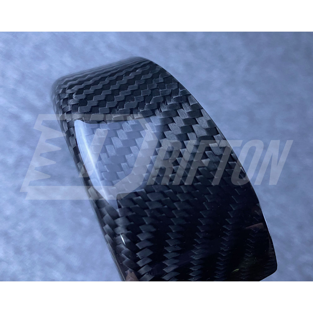 Dry Carbon Fiber Front LOGO Emblem Cover Trim For Alfa Romeo Giulia 2016-2023