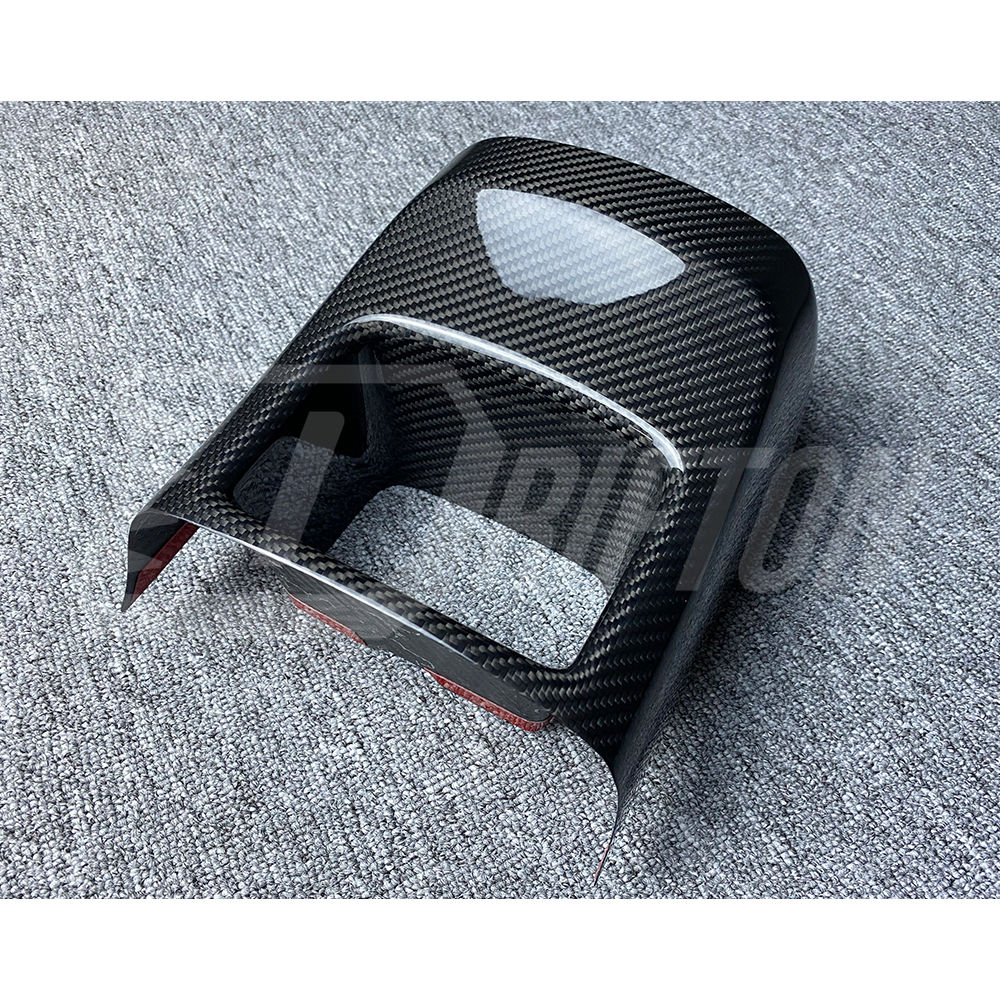 Dry Carbon Fiber Interiors Kits Armrest Box Rear Storage Cover Trim For Toyota Supra MK5 A90 A91 GR 2019-2024