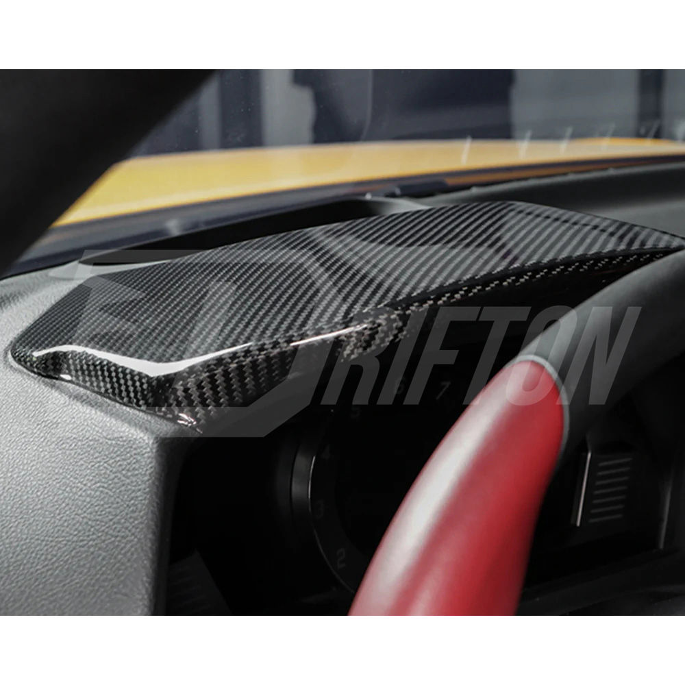 Dry Carbon Fiber Interiors Kits Center Console Dashboard Panel Cover Trim For Toyota Supra MK5 A90 A91 GR 2019-2024