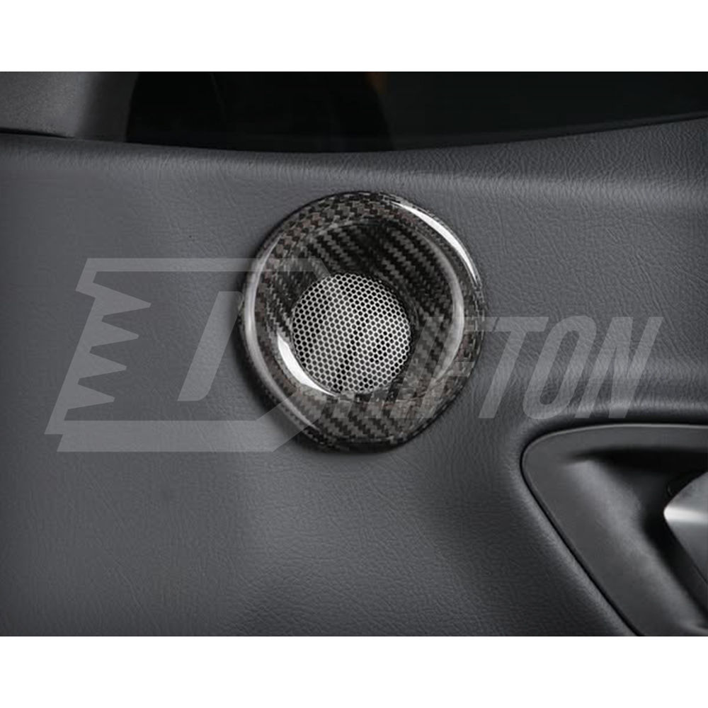 Dry Carbon Fiber Interiors Kits Door Speaker Cover Trim For Toyota Supra MK5 A90 A91 GR 2019-2024