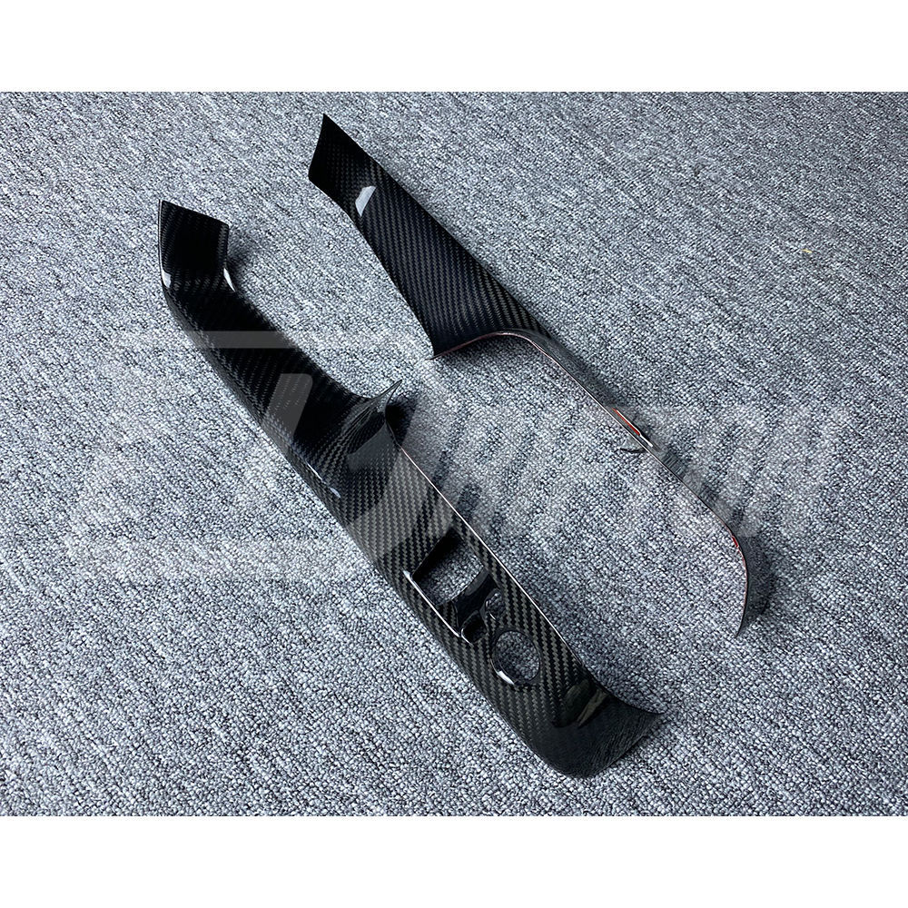 Dry Carbon Fiber Interiors Kits Window Switch Panel Cover Trim For Toyota Supra MK5 A90 A91 GR 2019-2024