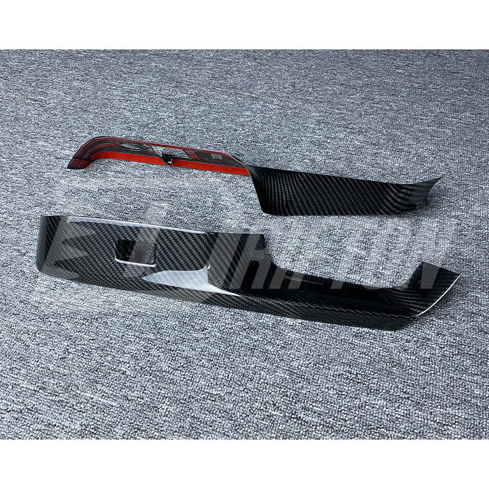 Dry Carbon Fiber Interiors Kits Window Switch Panel Cover Trim For Toyota Supra MK5 A90 A91 GR 2019-2024