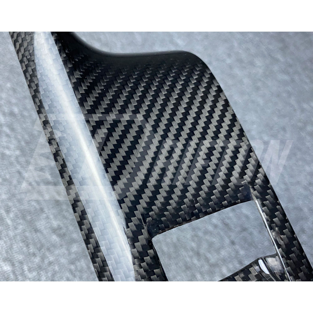 Dry Carbon Fiber Interiors Kits Window Switch Panel Cover Trim For Toyota Supra MK5 A90 A91 GR 2019-2024