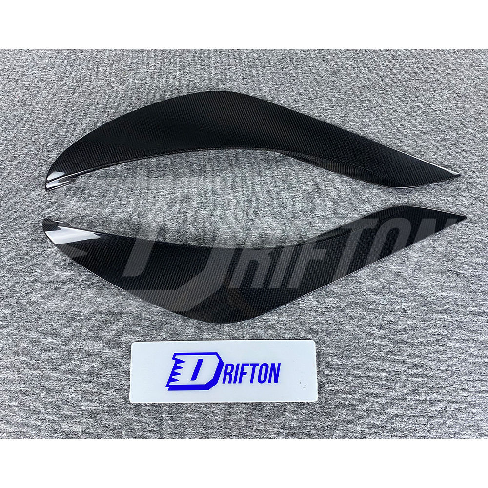 Dry Carbon Fiber Rear Side Blades Door Trims For Toyota Supra MK5 A90 A91 GR 2019-2024