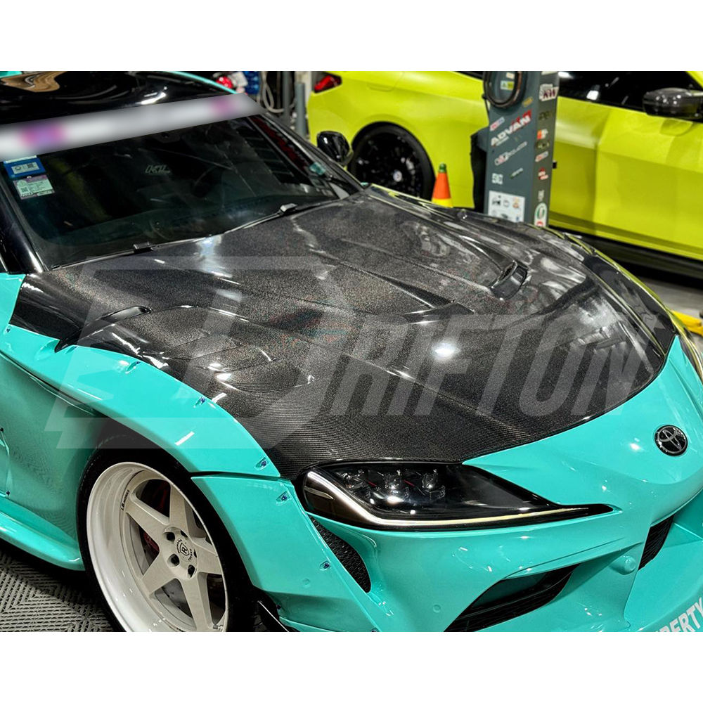 LB Style Carbon Fiber Hood For Toyota Supra MK5 A90 A91 GR 2019-2024