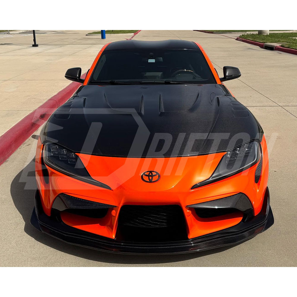 LB Style Carbon Fiber Hood For Toyota Supra MK5 A90 A91 GR 2019-2024