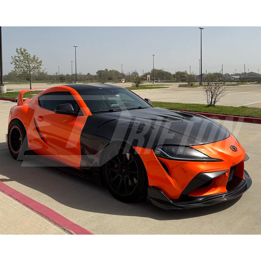 LB Style Carbon Fiber Hood For Toyota Supra MK5 A90 A91 GR 2019-2024