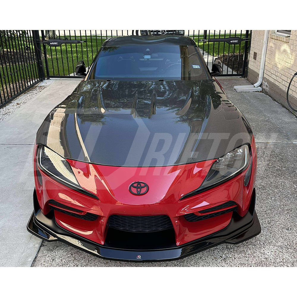 LB Style Carbon Fiber Hood For Toyota Supra MK5 A90 A91 GR 2019-2024