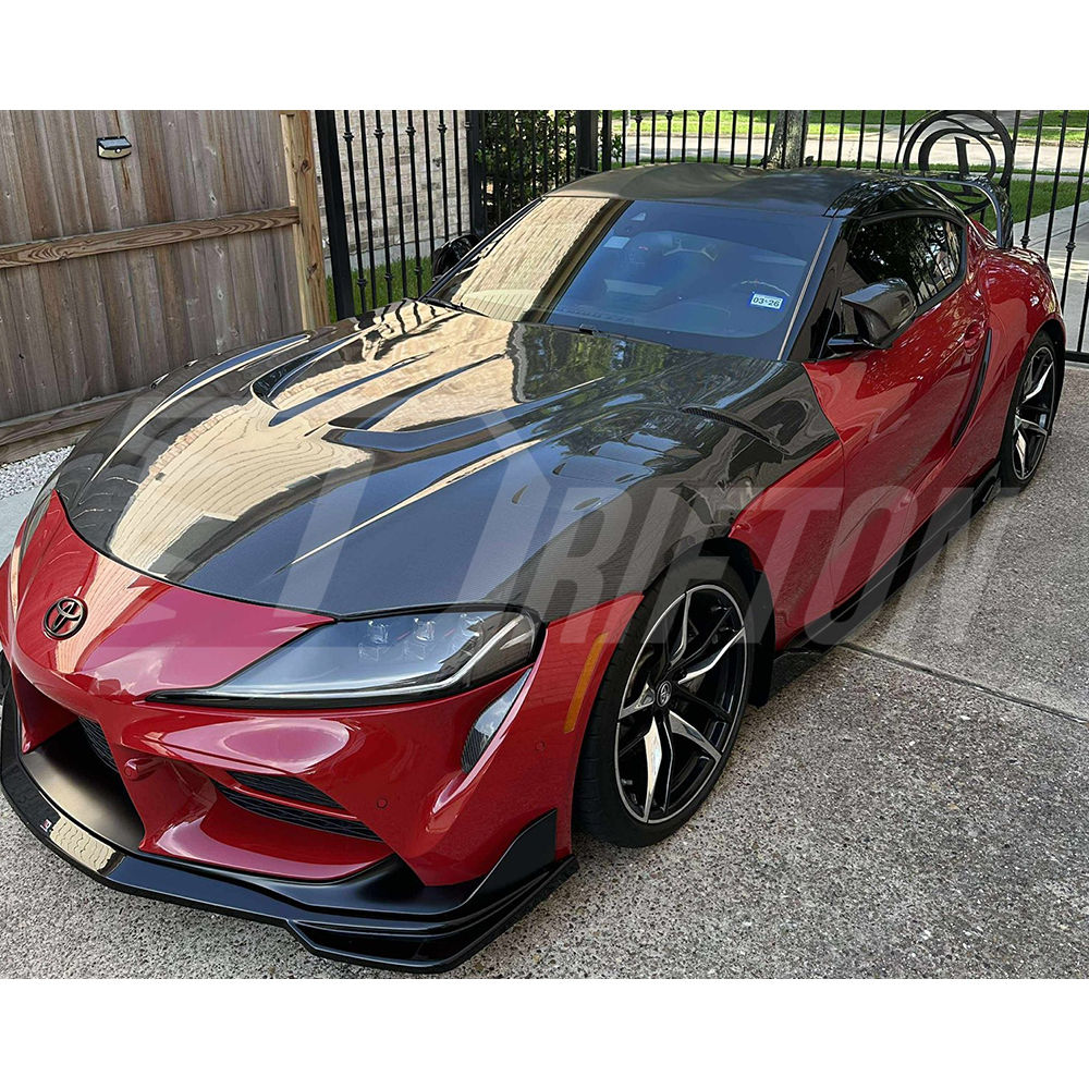 LB Style Carbon Fiber Hood For Toyota Supra MK5 A90 A91 GR 2019-2024