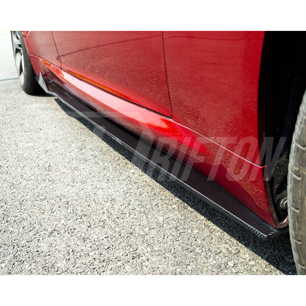 MTC Style Carbon Fiber Side Skirt For Alfa Romeo Giulia 2016-2023