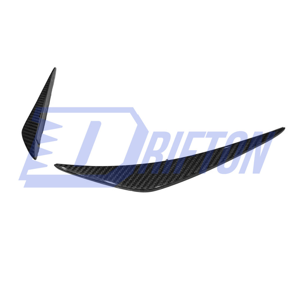 OD Style Dry Carbon Fiber Front Bumper Canards For Lotus Emira
