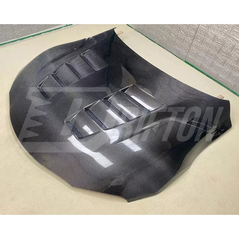 Vented Style Carbon Fiber Hood For Toyota Supra MK5 A90 A91 GR 2019-2024