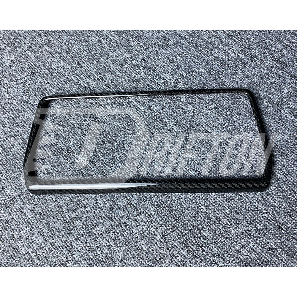 Dry Carbon Fiber Center Interiors Kits Console Screen Trim Frame Cover For Toyota GR Supra A90 A91 MK5 2019-2024