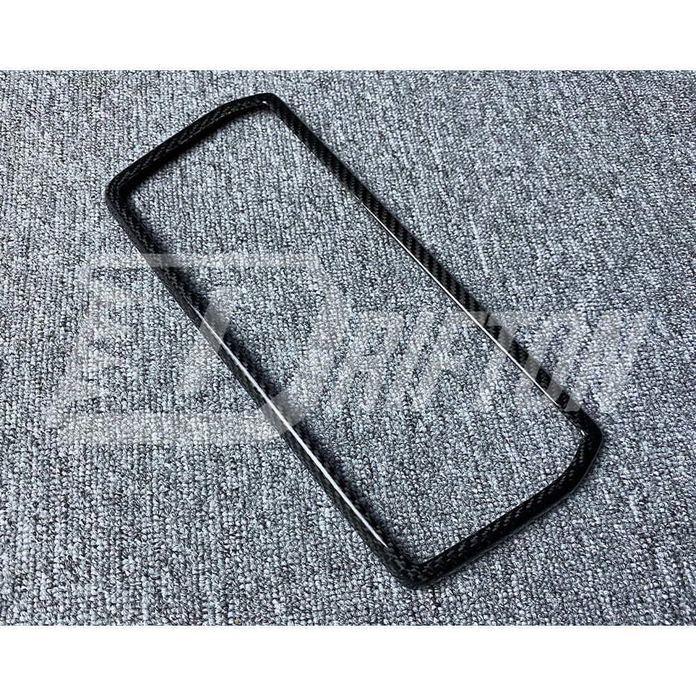 Dry Carbon Fiber Center Interiors Kits Console Screen Trim Frame Cover For Toyota GR Supra A90 A91 MK5 2019-2024