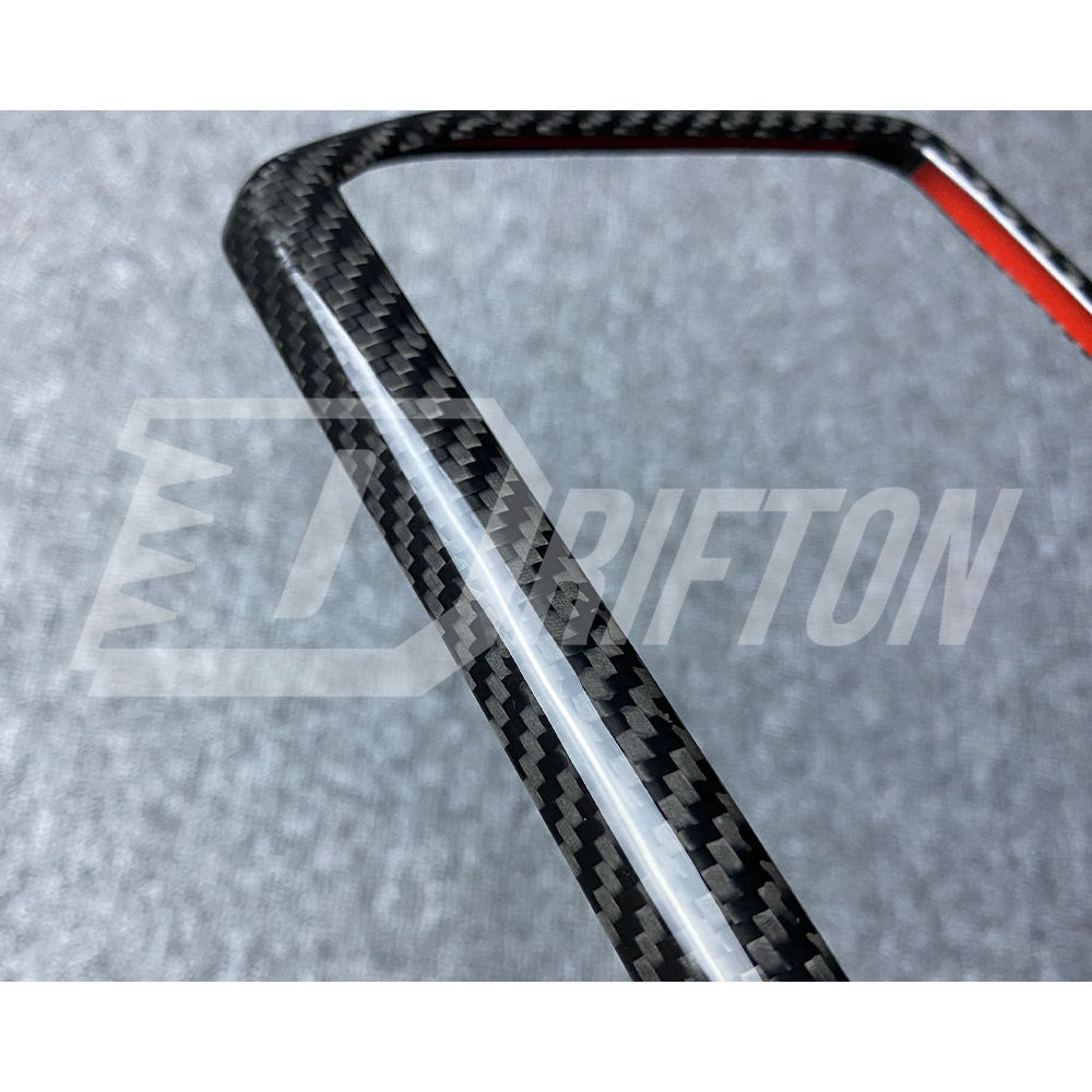 Dry Carbon Fiber Center Interiors Kits Console Screen Trim Frame Cover For Toyota GR Supra A90 A91 MK5 2019-2024