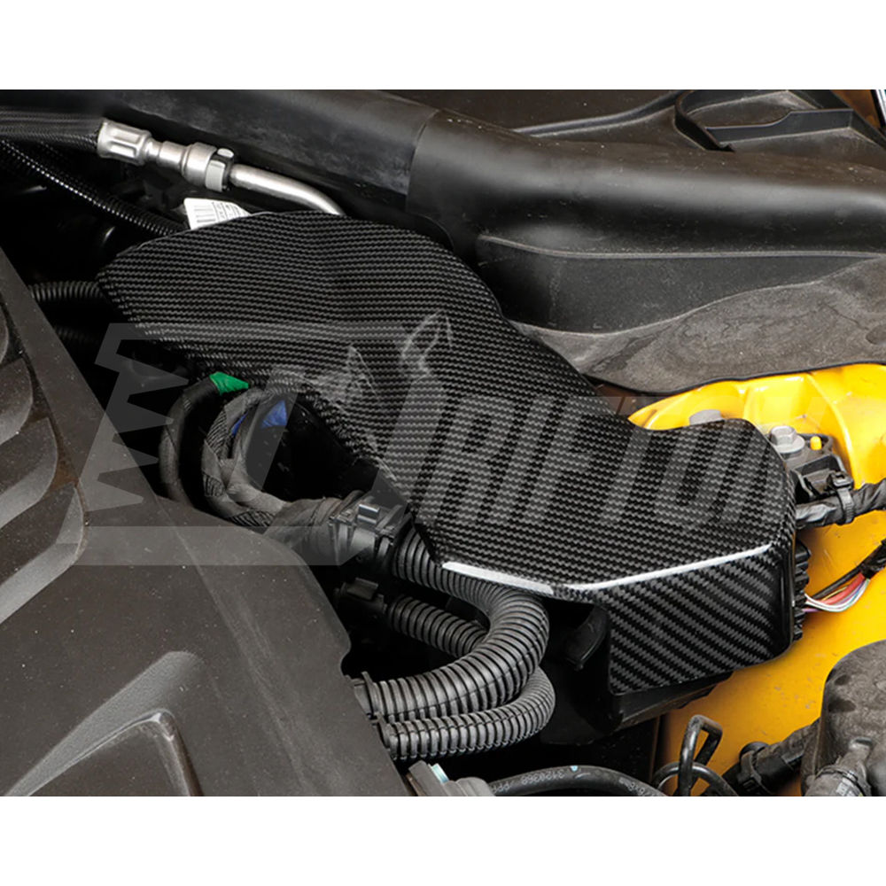 Dry Carbon Fiber Engine Bay Wire Protection Cover Trim For Toyota GR Supra A90 A91 MK5 2019-2024