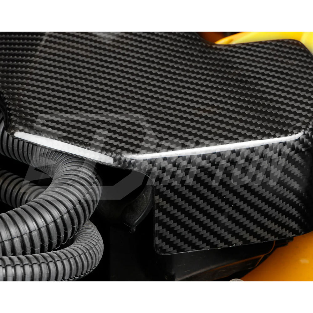 Dry Carbon Fiber Engine Bay Wire Protection Cover Trim For Toyota GR Supra A90 A91 MK5 2019-2024