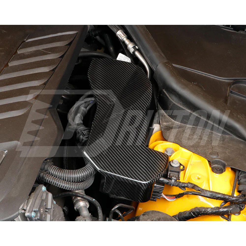 Dry Carbon Fiber Engine Bay Wire Protection Cover Trim For Toyota GR Supra A90 A91 MK5 2019-2024