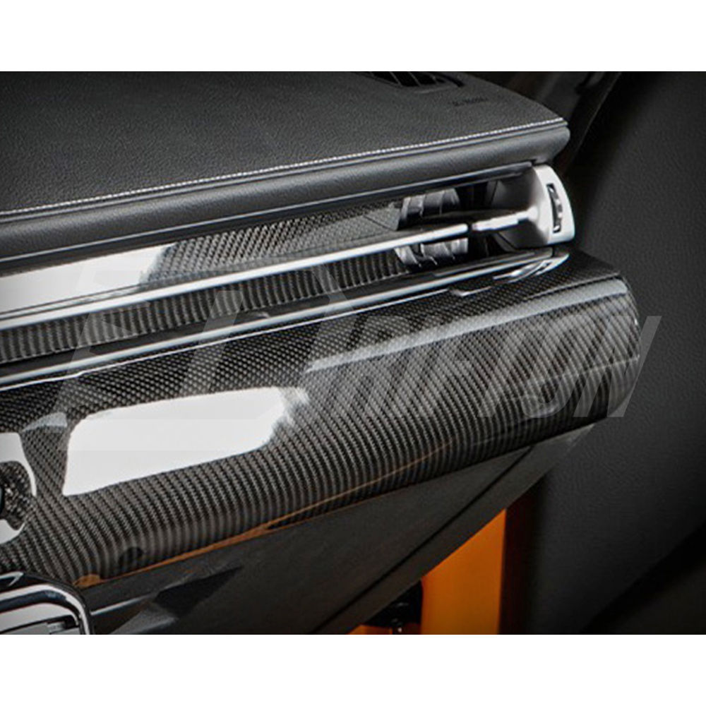 Dry Carbon Fiber Interiors Kits Dashboard Cover Passenger Side Trim For Toyota GR Supra A90 A91 MK5 2019-2024