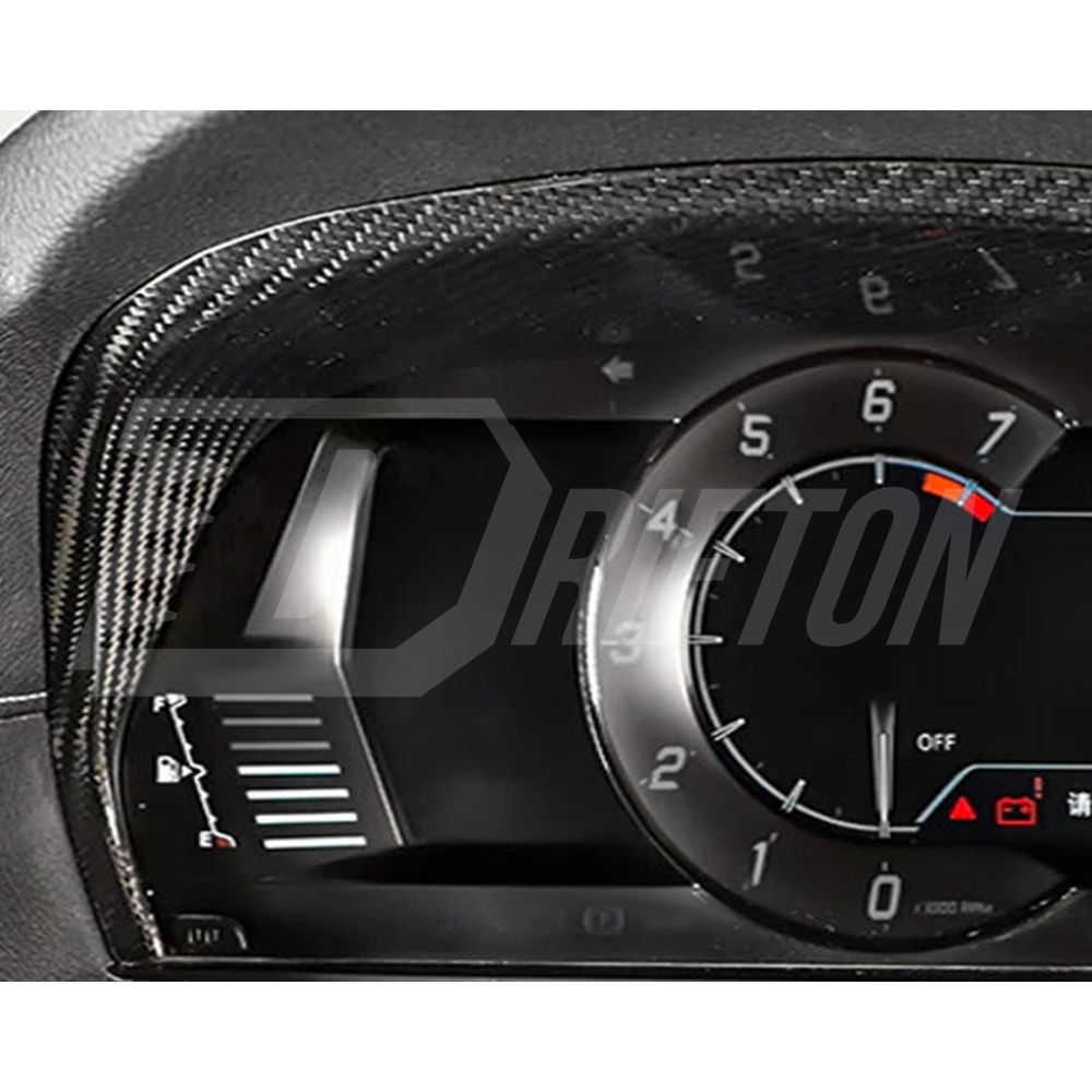 Dry Carbon Fiber Interiors Kits Instrument Panel Frame For Toyota GR Supra A90 A91 MK5 2019-2024