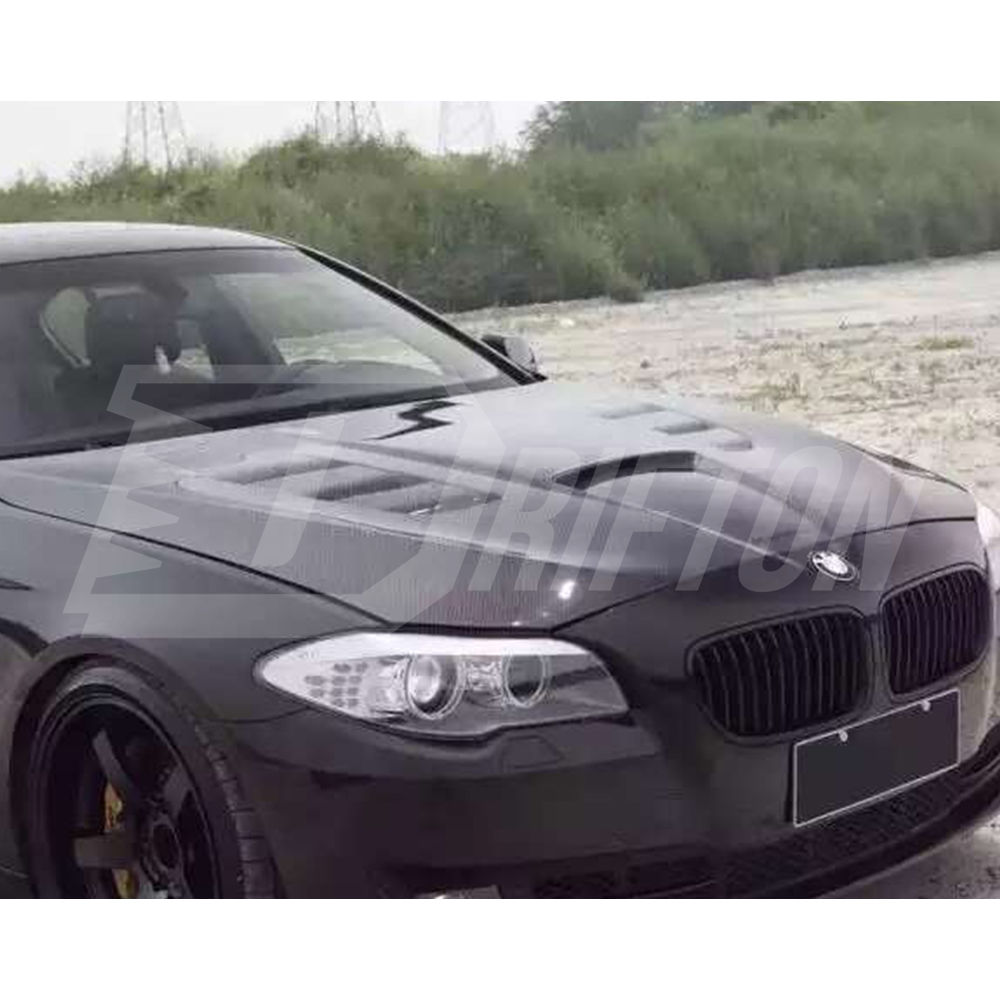 Drifton V2 Style Carbon Fiber Hood For BMW 5 Series F10 F11 F07 M5 2010-2016