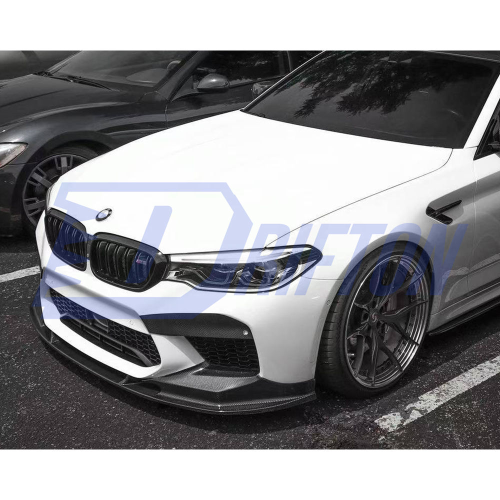 3D Style Carbon Fiber Front Lip For BMW 5 Series F90 M5 2017-2019
