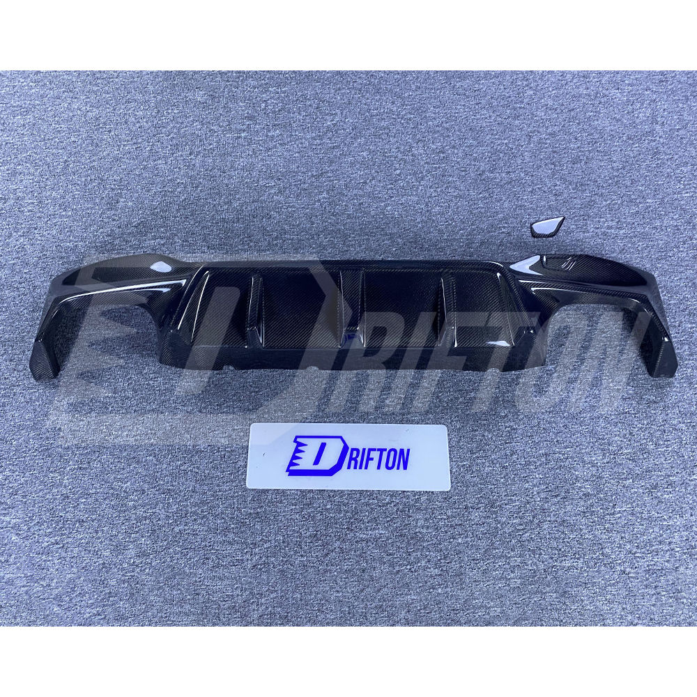 3D Style Carbon Fiber Rear Diffuser For BMW 5 Series G30 G38 2017-2023