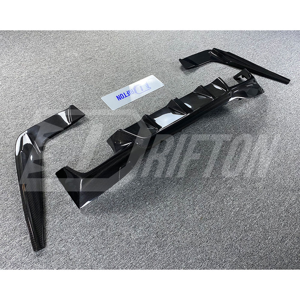 3D Style Dry Carbon Fiber Rear Diffuser For BMW 5 Series F90 M5 2017-2023