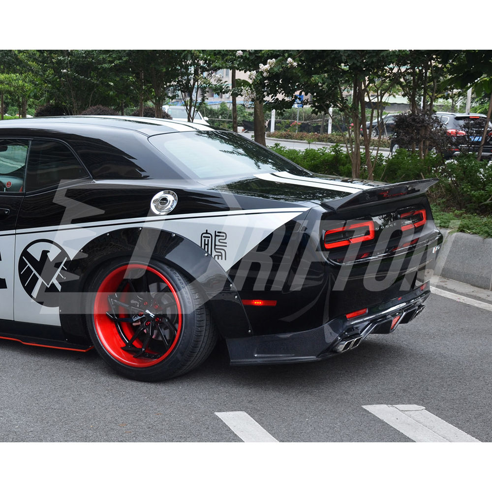 CMST Style Carbon Fiber Rear Spoiler Wing For Dodge Challenger 2015-2023