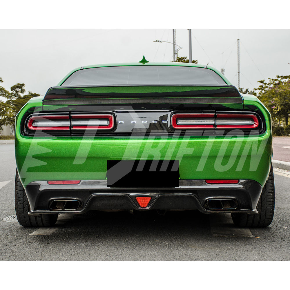 CMST Style Carbon Fiber Rear Spoiler Wing For Dodge Challenger 2015-2023