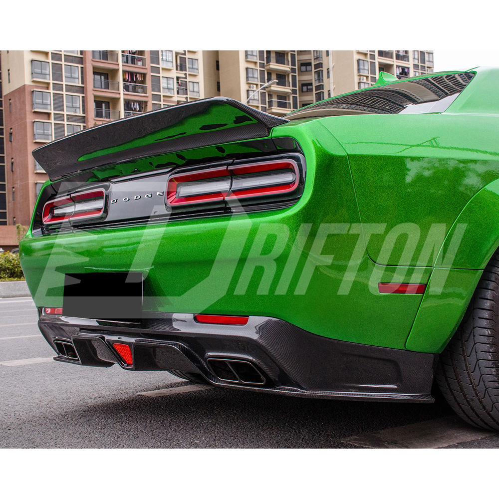 CMST Style Carbon Fiber Rear Spoiler Wing For Dodge Challenger 2015-2023