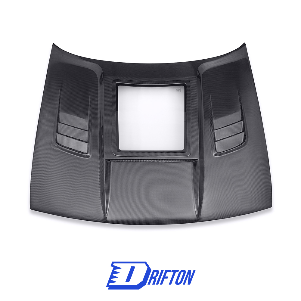 CMST Transparent Style Carbon Fiber Hood For Dodge Challenger 2008-2023