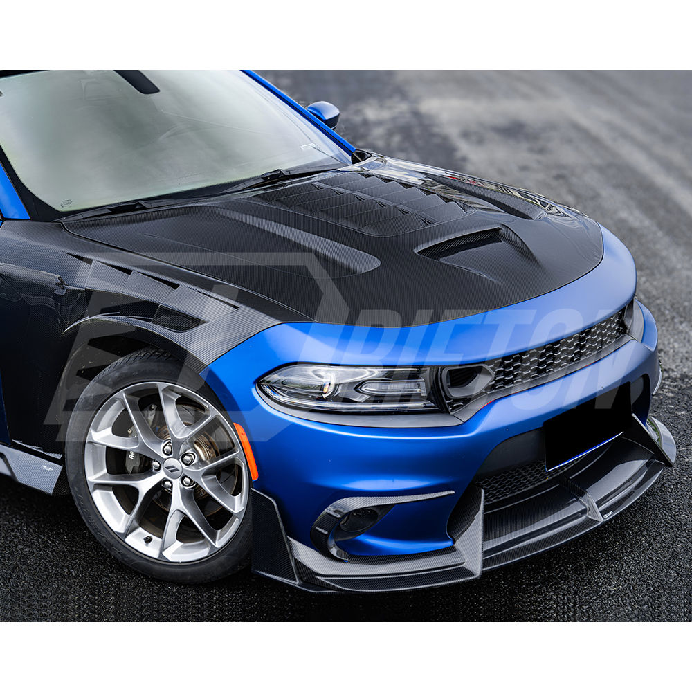 CMST V2 Style Carbon Fiber Hood For Dodge Charger 2015-2023